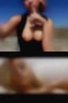 Married swinger couple beach